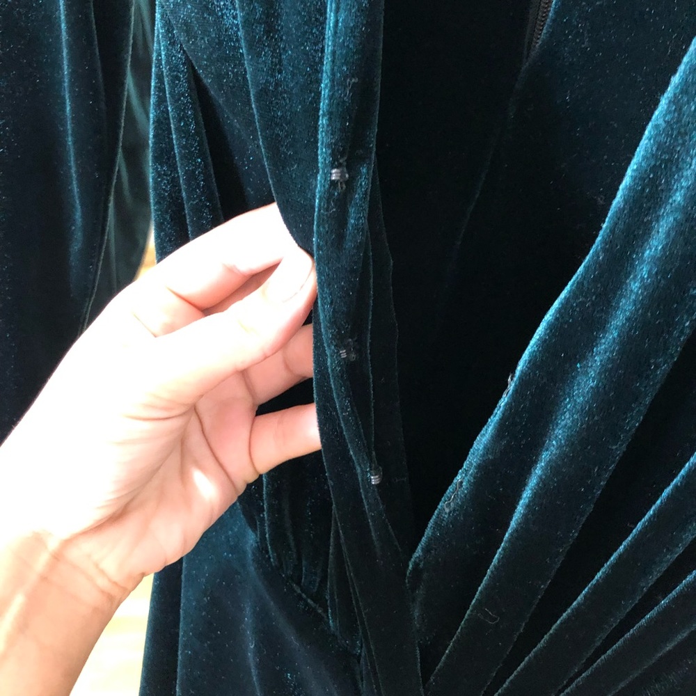 SOLD Alexandre vauthier green velvet mini dress - Picture 7 of 7